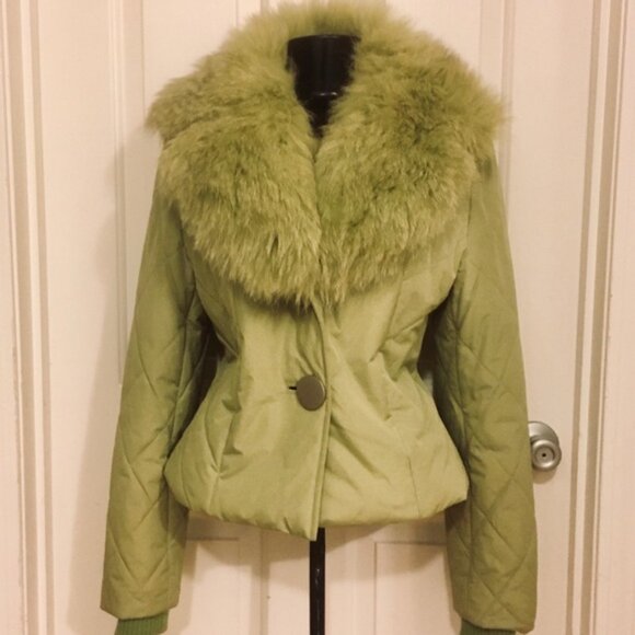 Rare! Real Giant Fox Collar Jacket - Picture 2 of 4